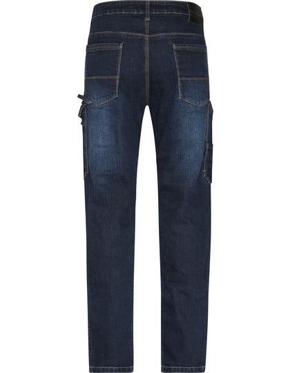 et billede af et par blå jeans