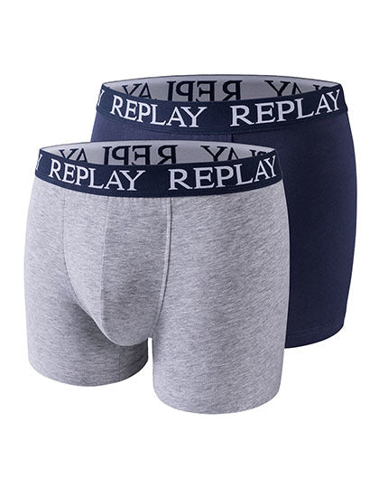 Replay Boxershorts til mænd (2 par) -  fra Replay - nu kun 299 kr. Hos HjemTek 