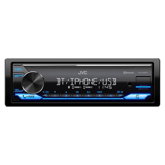 JVC KD-X382BT BILRADIO MED RDS TUNER OG BLUETOOTH 100MM -  fra JVC - nu kun 1019 kr. Hos HjemTek 