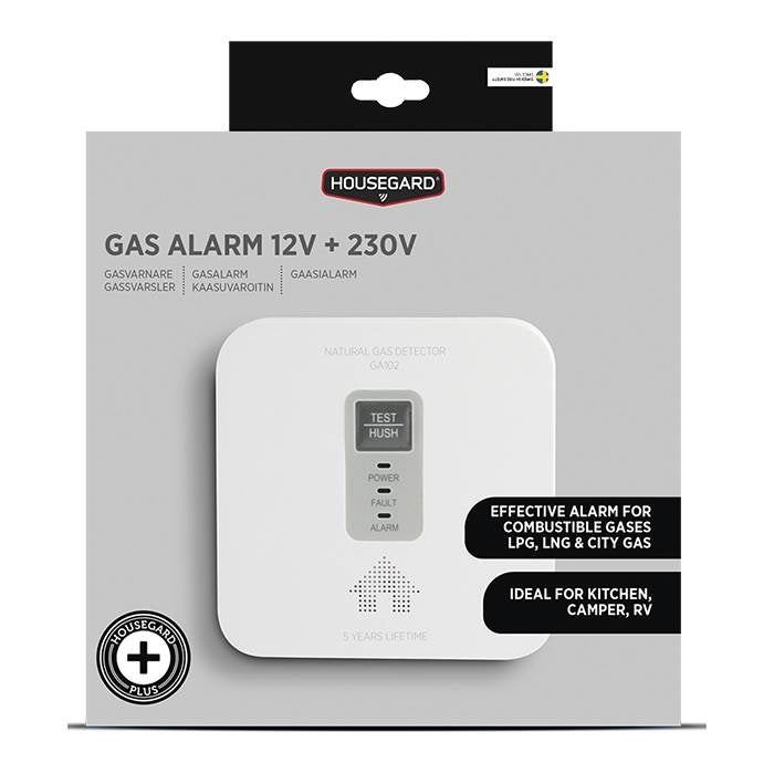 HOUSEGARD GASALARM 12 OG 230V -  fra HOUSEGARD - nu kun 349 kr. Hos HjemTek 