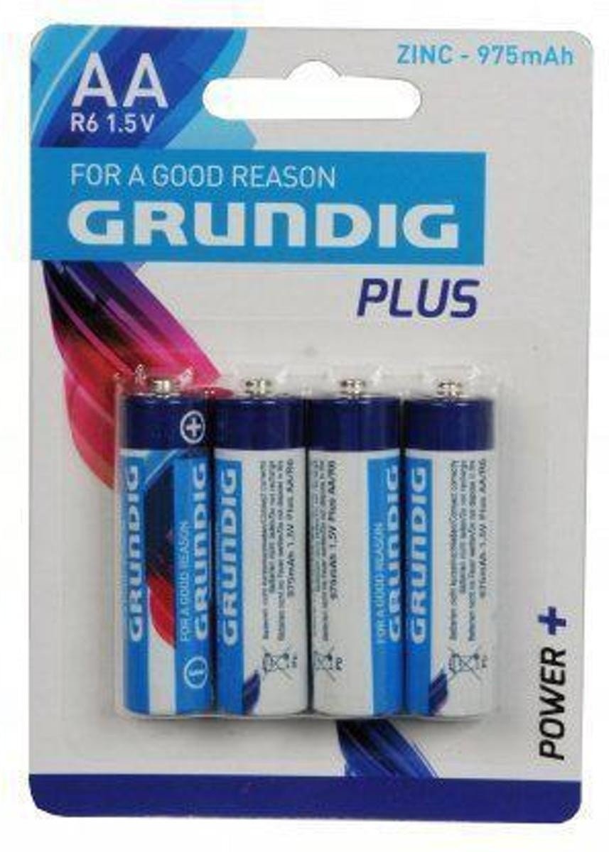 4 stk. AA PHILIPS Grundig Batterier R6 - HjemTek