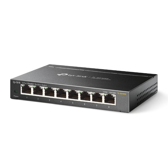 TP-LINK Technologies TP-Link TL-SG108S Switch 8-porte Gigabit -  fra TP-LINK Technologies - nu kun 253 kr. Hos HjemTek 