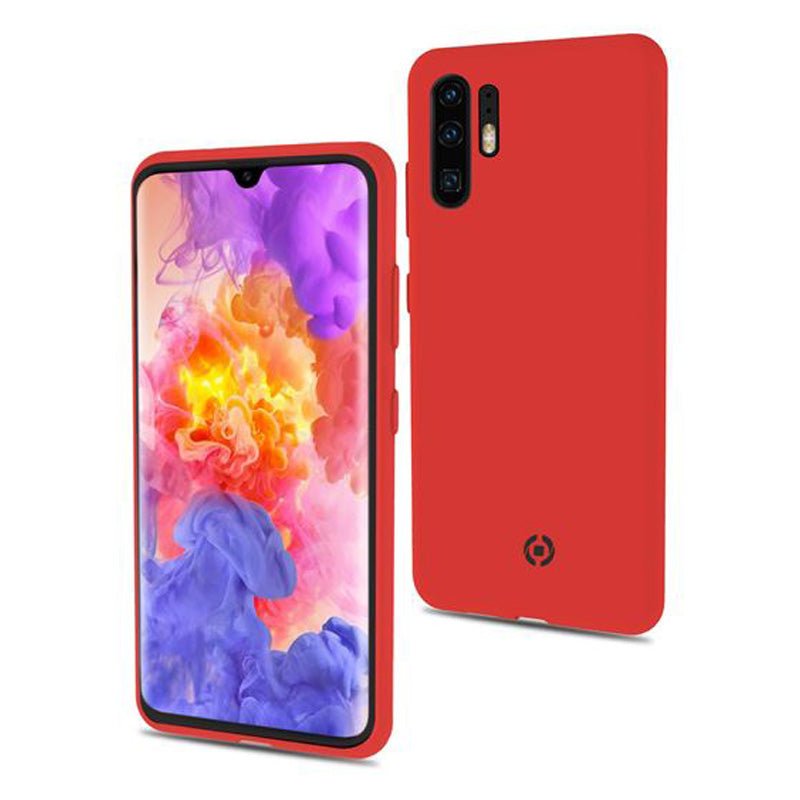 Celly Feeling Huawei P30 Pro Silikone Cover, Rød - HjemTek