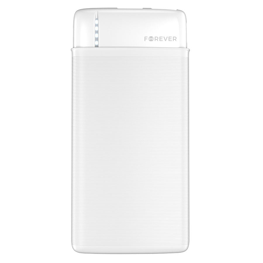 Forever TB-100M 10.000 mAh Powerbank, Hvid -  fra Forever - nu kun 219 kr. Hos HjemTek 