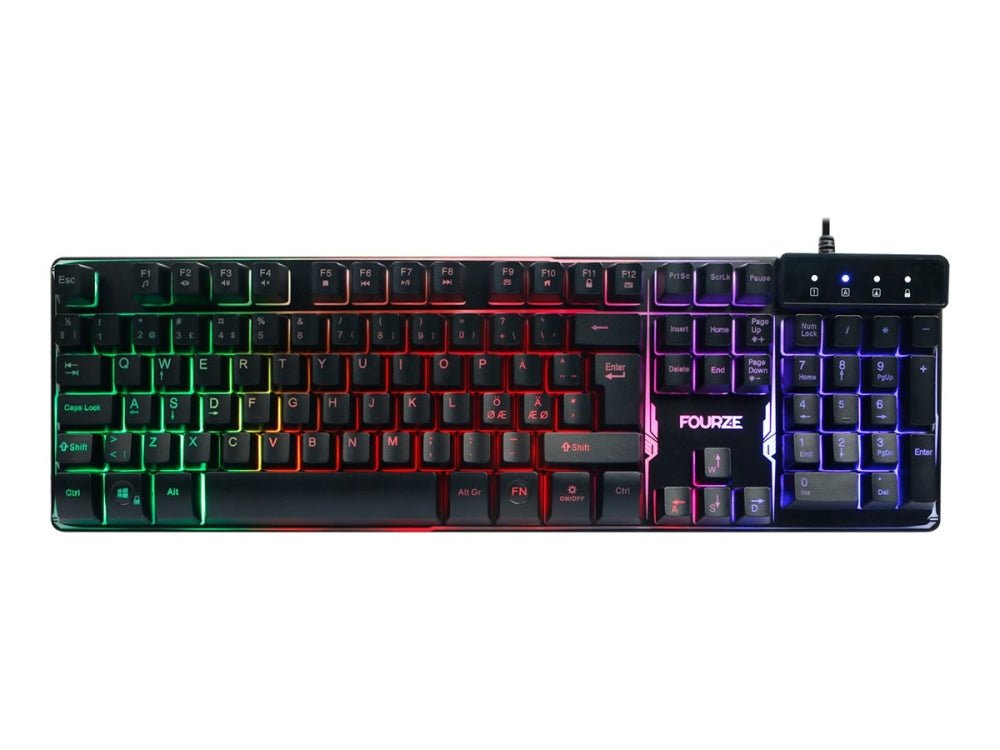 Fourze GK120 Gaming Keyboard membrane -  fra Fourze - nu kun 219 kr. Hos HjemTek 