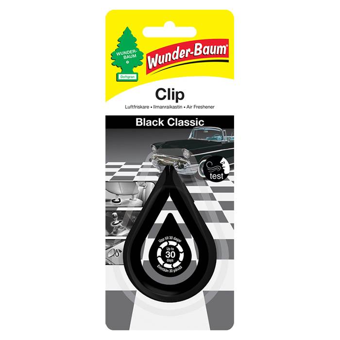 WUNDERBAUM CLIPS - BLACK CLASSIC - HjemTek