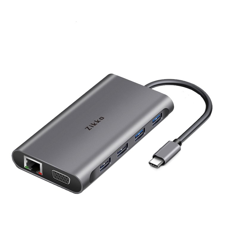 Zikko USB-C 11-in-1 Hub - HjemTek